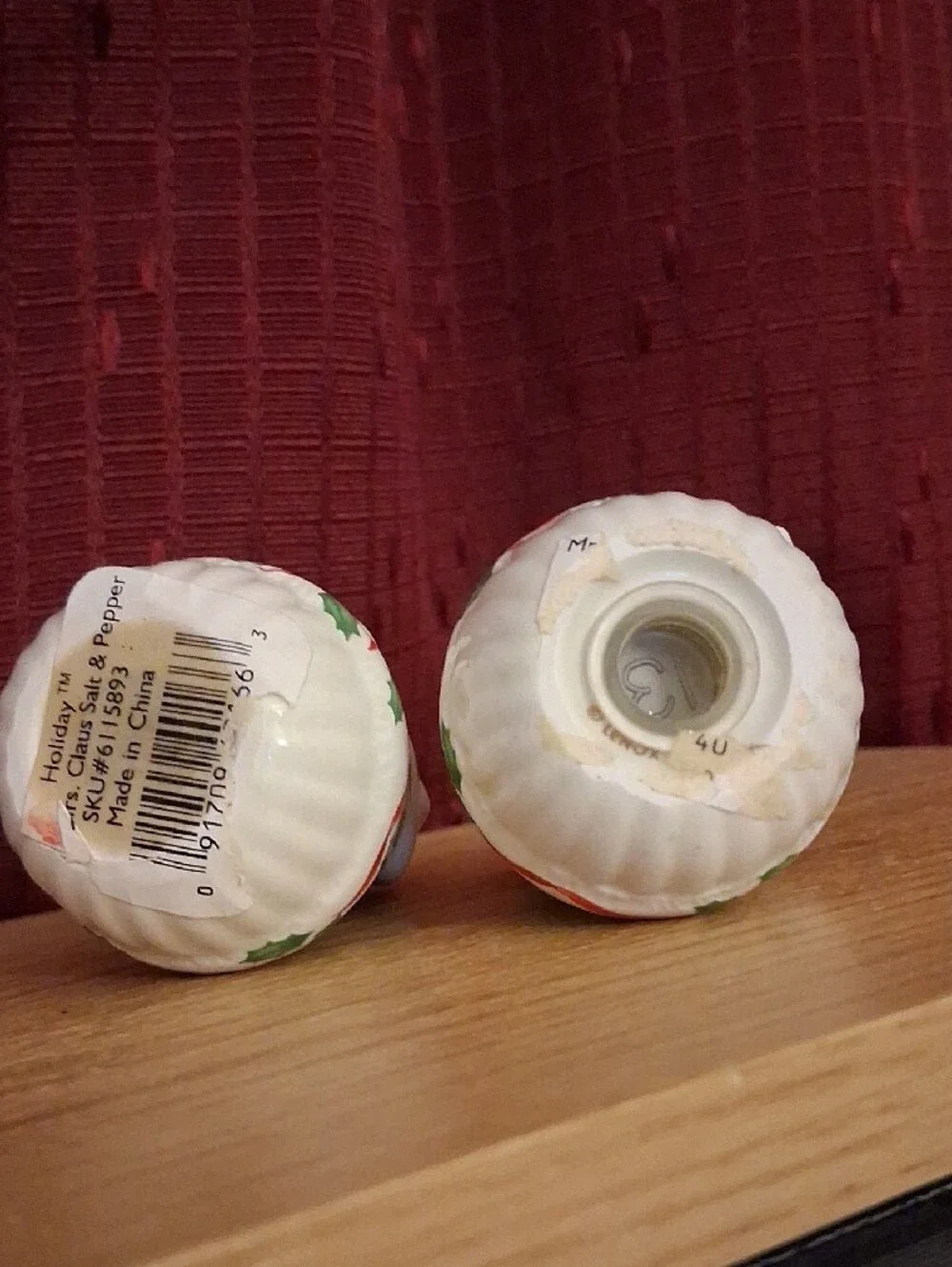 Vintage Lenox Santa & Mrs. Claus Salt and Pepper Shakers